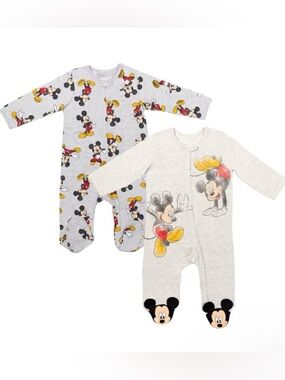 Disney Mickey Mouse Newborn 2 Pack Onesie